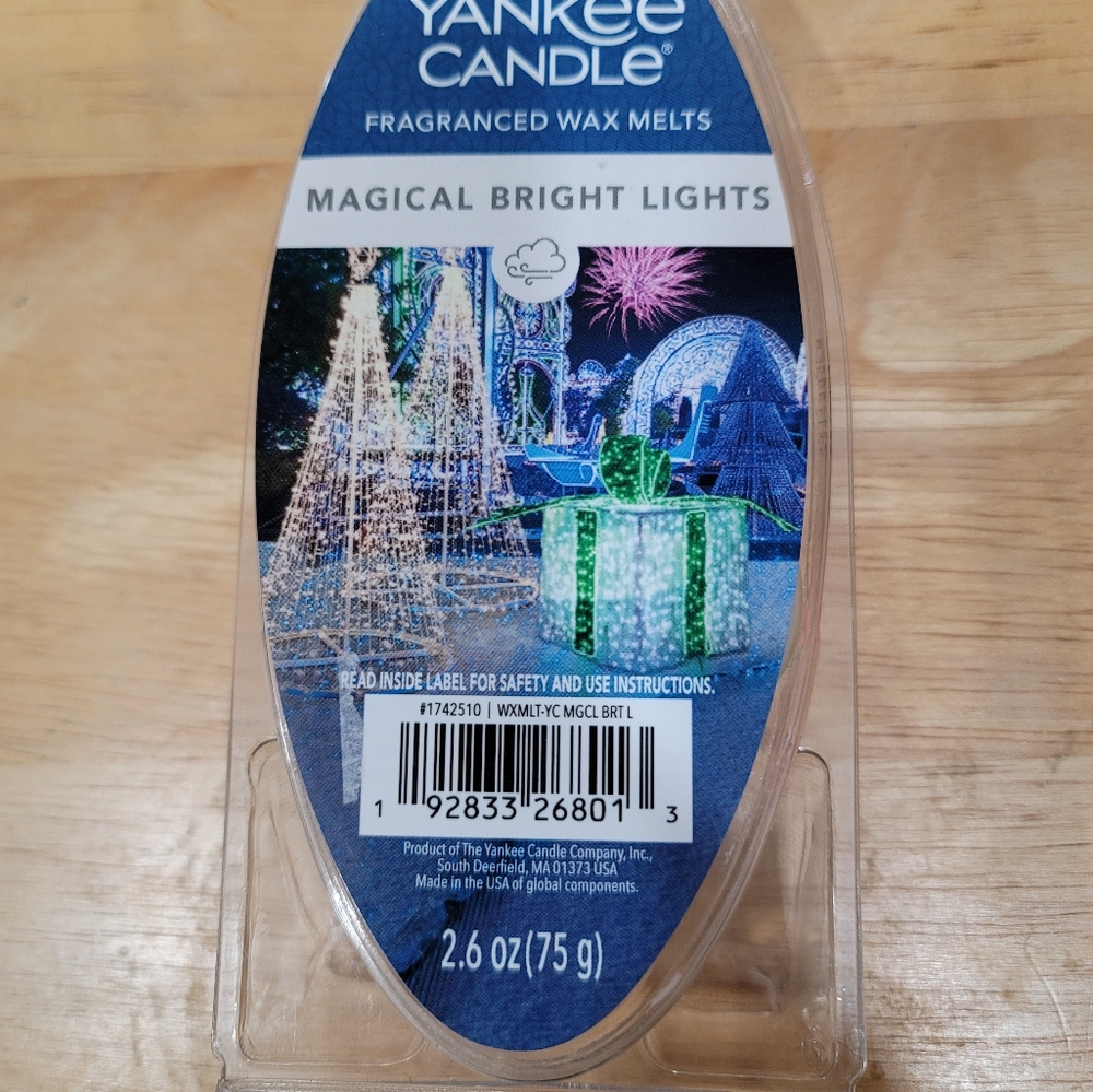 Yankee Candle fragrance wax melts Magical Bright Lights